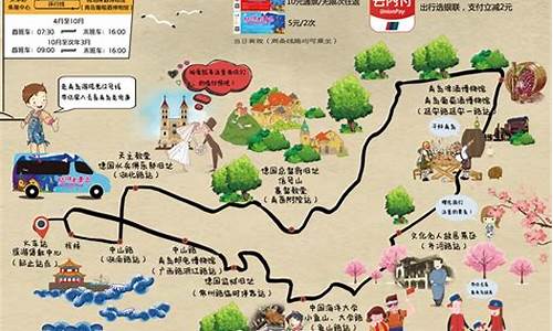 青岛旅游路线规划地图_青岛旅游路线规划设计