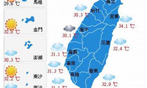 台湾旅游景点天气预报,台湾的天气预报15天查询