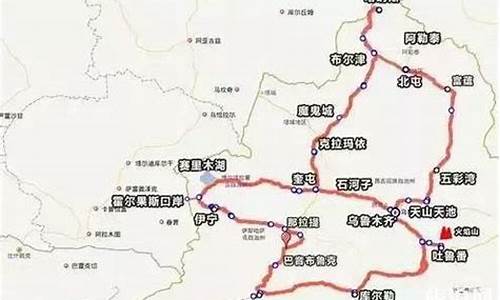 北京至新疆自驾路线-北京至新疆自驾路线图