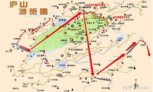 庐山二日游路线安排图-庐山二日游路线安排